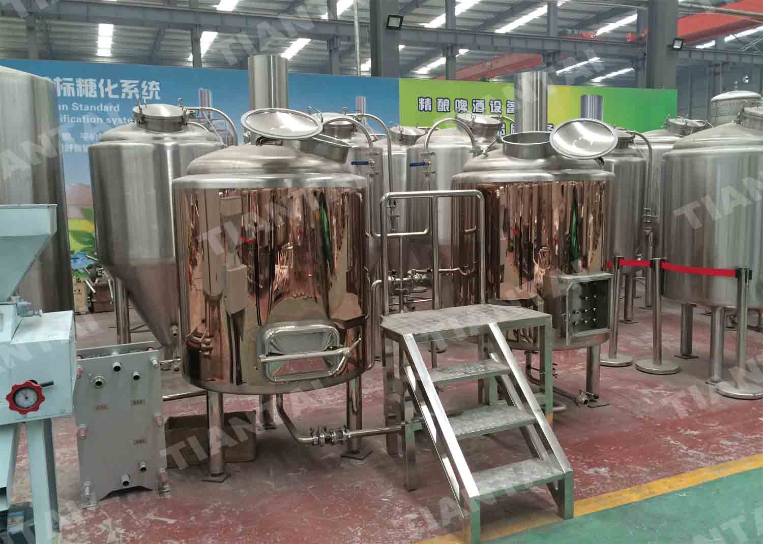 600L beer brewing system finished delivery